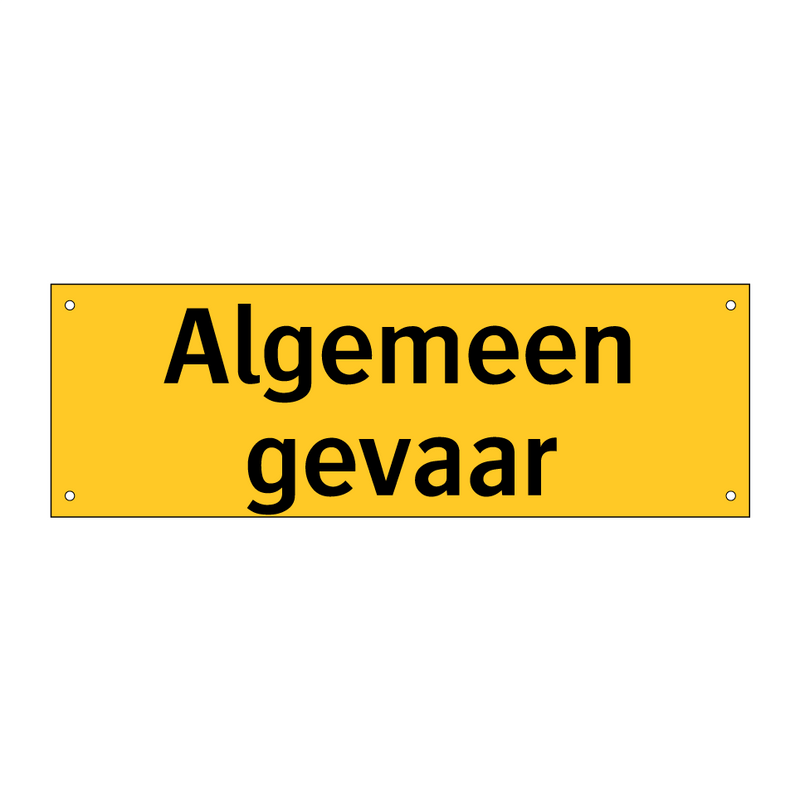 Algemeen gevaar & Algemeen gevaar & Algemeen gevaar & Algemeen gevaar & Algemeen gevaar