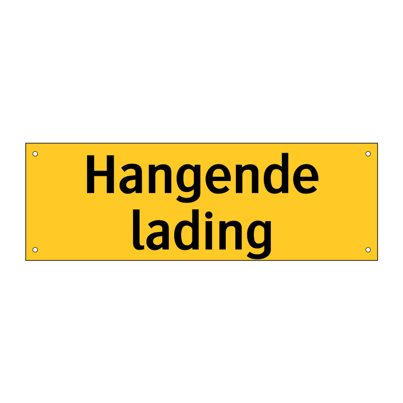 Hangende lading & Hangende lading & Hangende lading & Hangende lading & Hangende lading