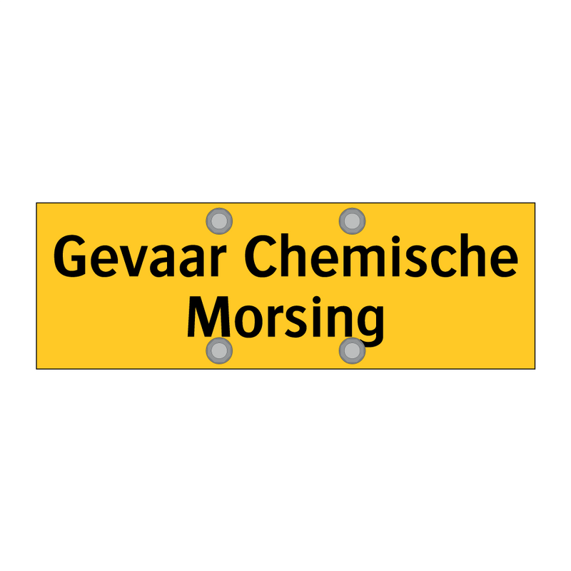 Gevaar Chemische Morsing & Gevaar Chemische Morsing & Gevaar Chemische Morsing