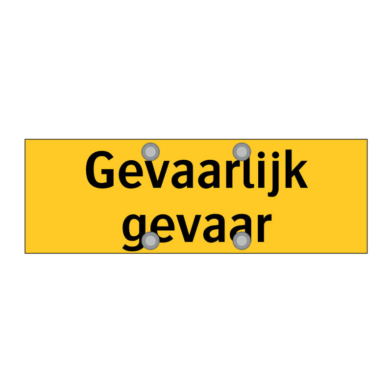 Gevaarlijk gevaar & Gevaarlijk gevaar & Gevaarlijk gevaar