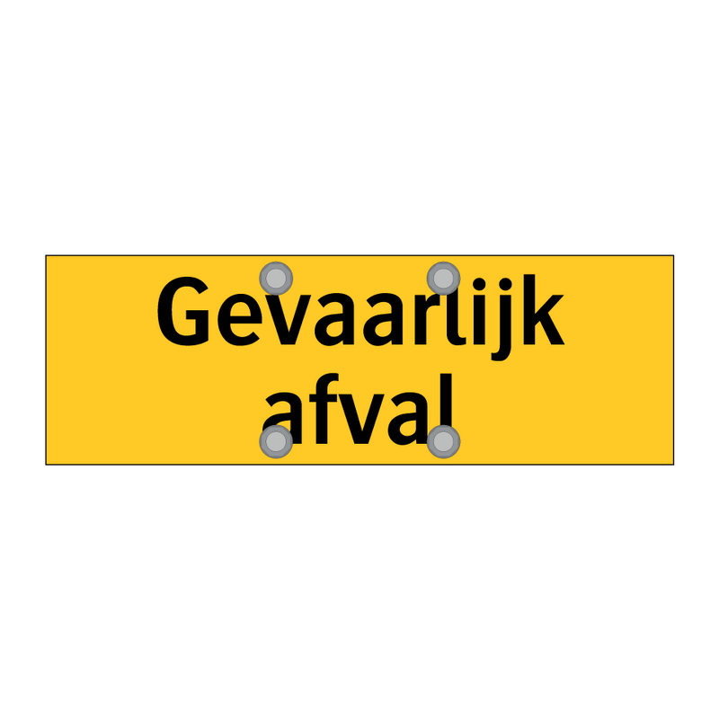 Gevaarlijk afval & Gevaarlijk afval & Gevaarlijk afval