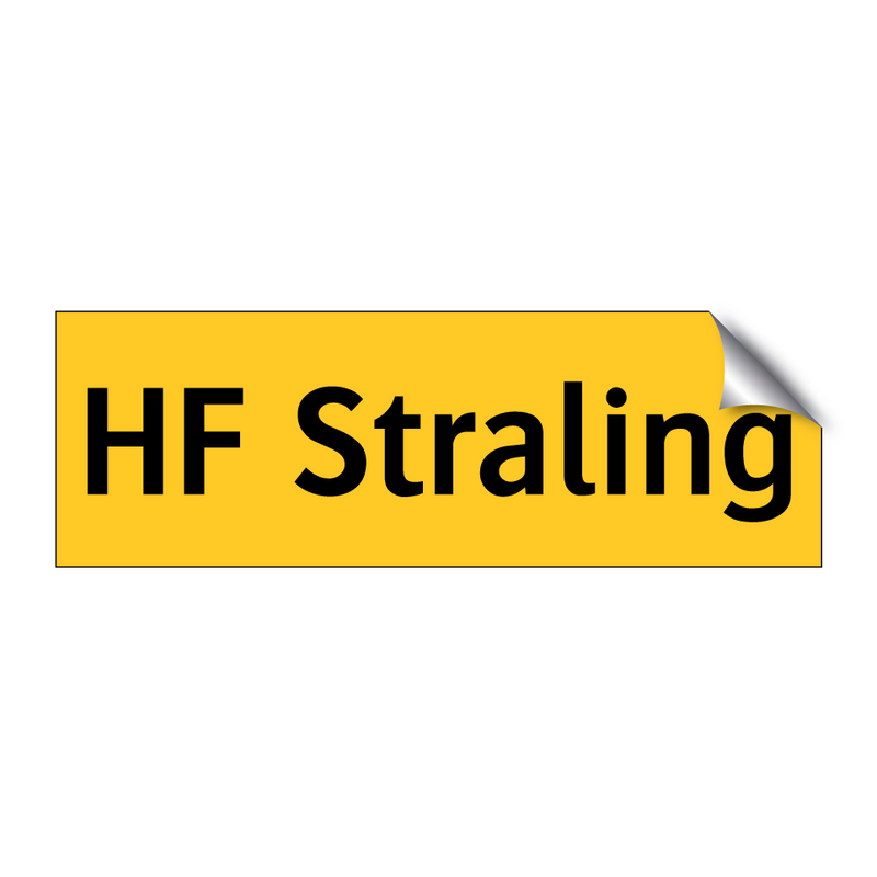 HF Straling & HF Straling & HF Straling & HF Straling