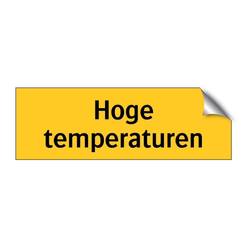 Hoge temperaturen & Hoge temperaturen & Hoge temperaturen & Hoge temperaturen