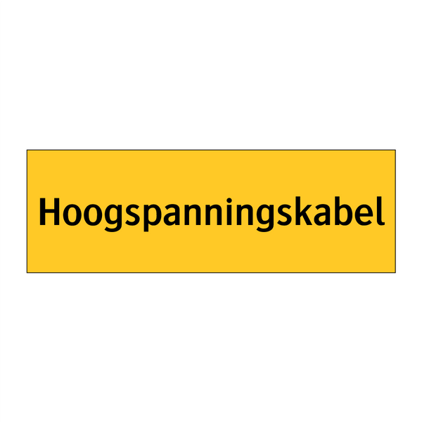 Hoogspanningskabel & Hoogspanningskabel & Hoogspanningskabel & Hoogspanningskabel