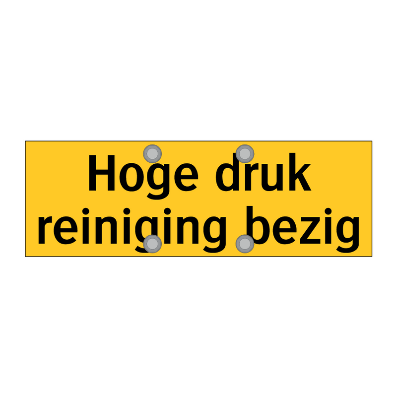 Hoge druk reiniging bezig & Hoge druk reiniging bezig & Hoge druk reiniging bezig