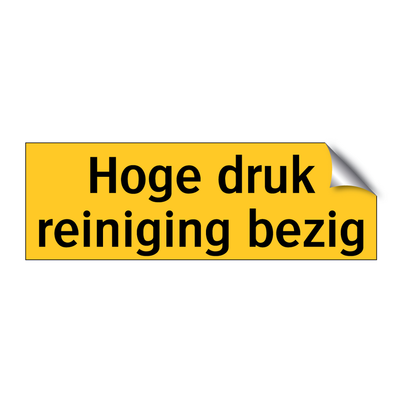 Hoge druk reiniging bezig & Hoge druk reiniging bezig & Hoge druk reiniging bezig