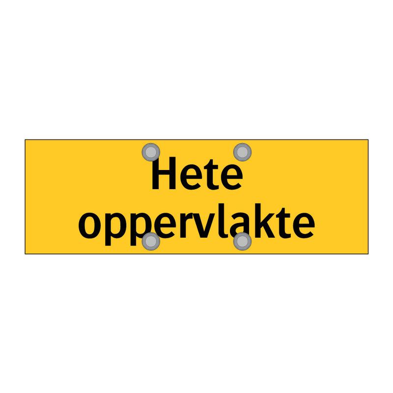 Hete oppervlakte & Hete oppervlakte & Hete oppervlakte