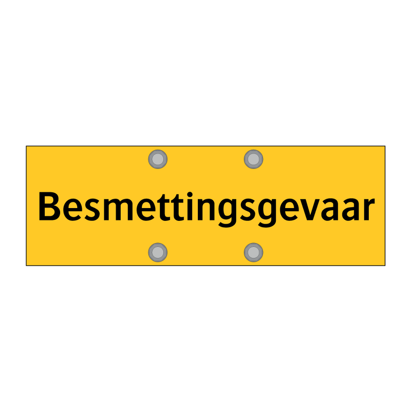 Besmettingsgevaar & Besmettingsgevaar & Besmettingsgevaar