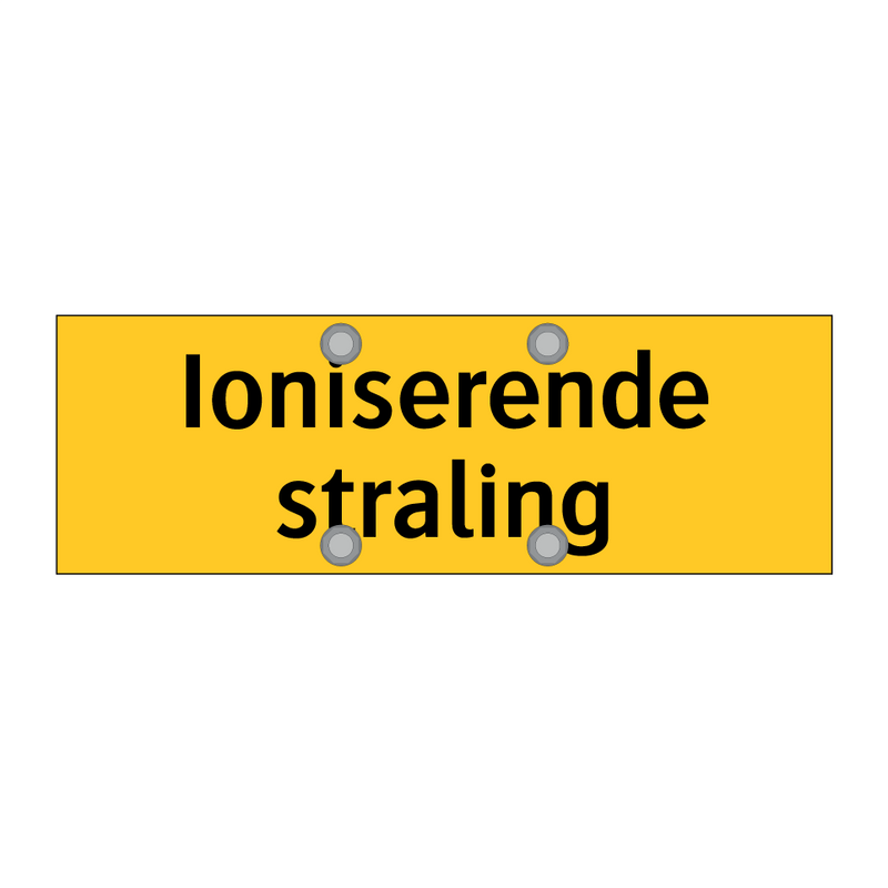 Ioniserende straling & Ioniserende straling & Ioniserende straling