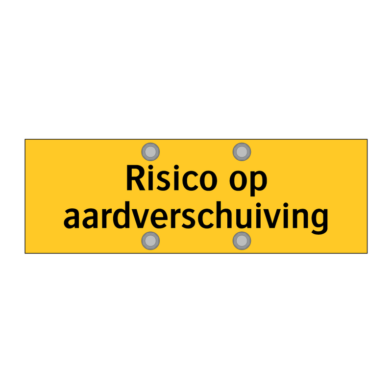 Risico op aardverschuiving & Risico op aardverschuiving & Risico op aardverschuiving