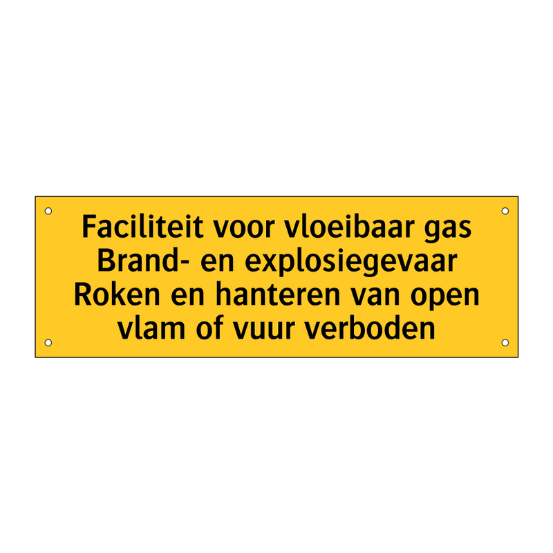 Faciliteit voor vloeibaar gas Brand- en explosiegevaar /.../