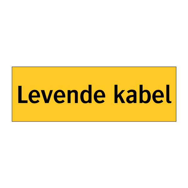 Levende kabel & Levende kabel & Levende kabel & Levende kabel & Levende kabel & Levende kabel