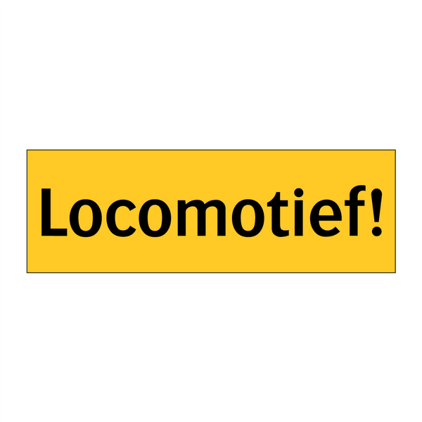 Locomotief! & Locomotief! & Locomotief! & Locomotief! & Locomotief! & Locomotief! & Locomotief!