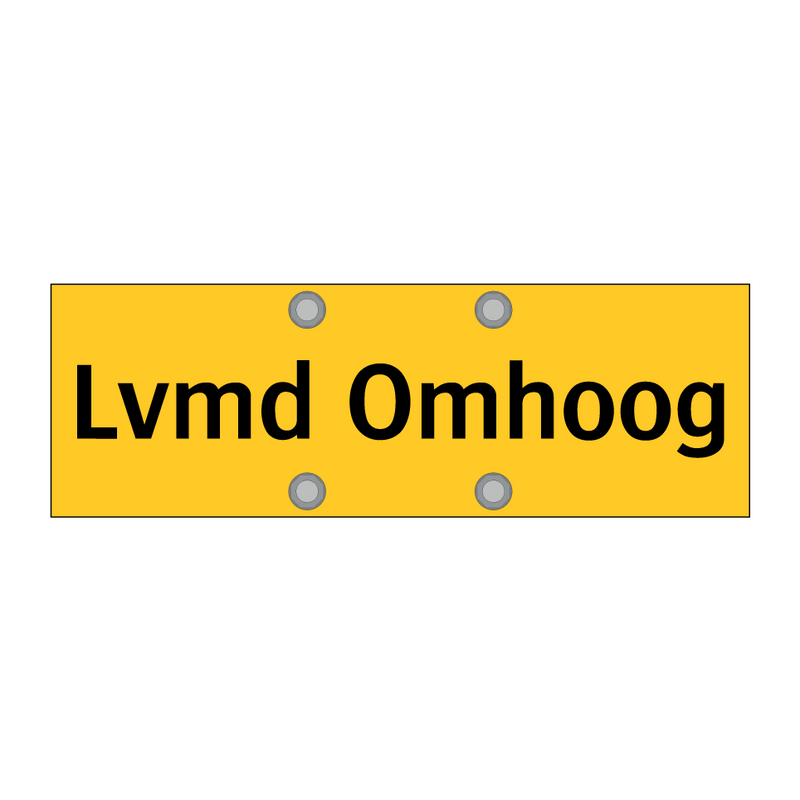 Lvmd Omhoog & Lvmd Omhoog & Lvmd Omhoog