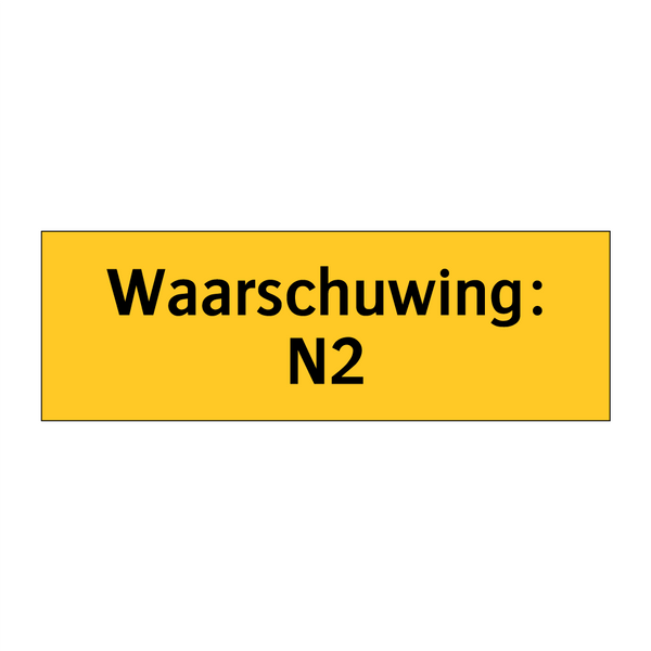 Waarschuwing: N2 & Waarschuwing: N2 & Waarschuwing: N2 & Waarschuwing: N2 & Waarschuwing: N2