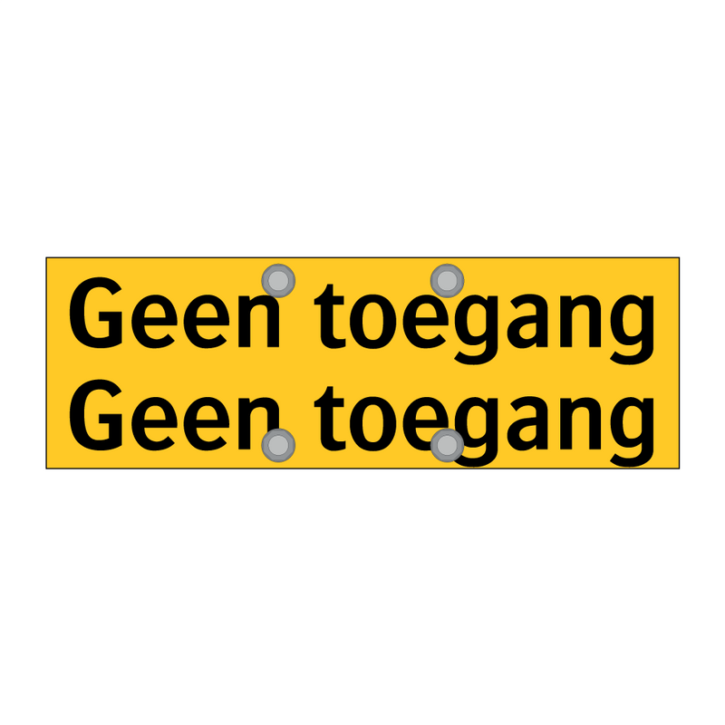 Geen toegang Geen toegang & Geen toegang Geen toegang & Geen toegang Geen toegang