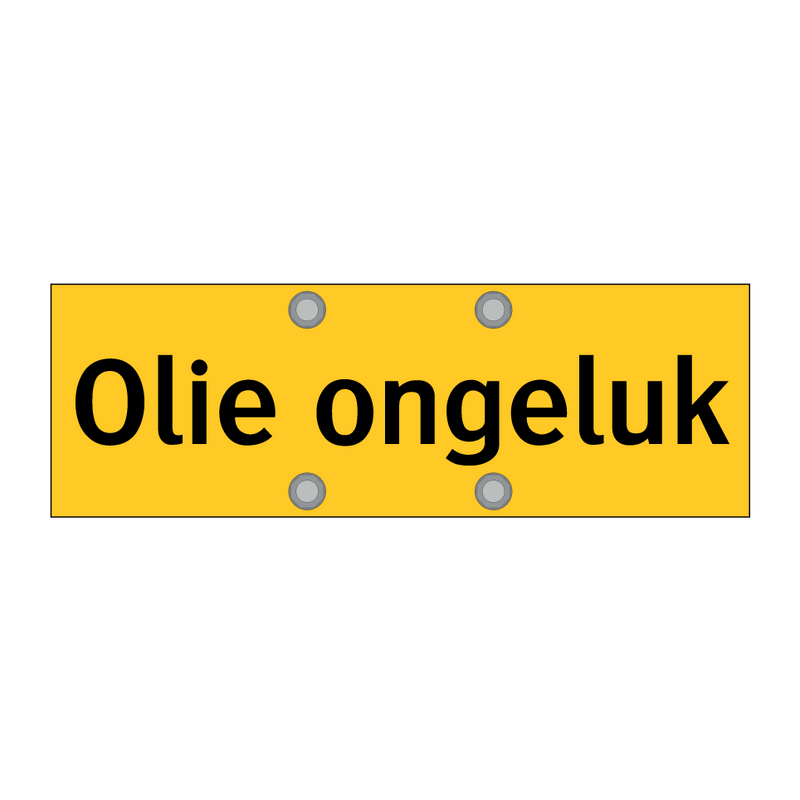 Olie ongeluk & Olie ongeluk & Olie ongeluk