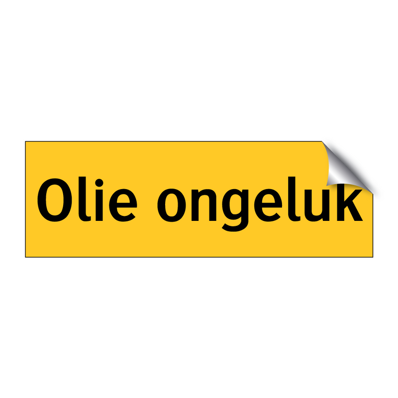 Olie ongeluk & Olie ongeluk & Olie ongeluk & Olie ongeluk