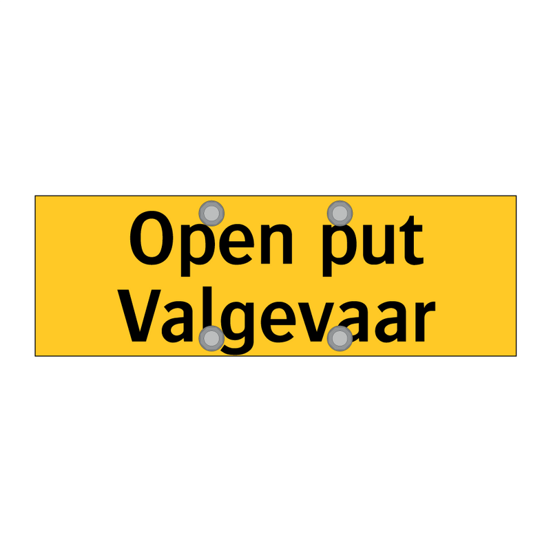 Open put Valgevaar & Open put Valgevaar & Open put Valgevaar