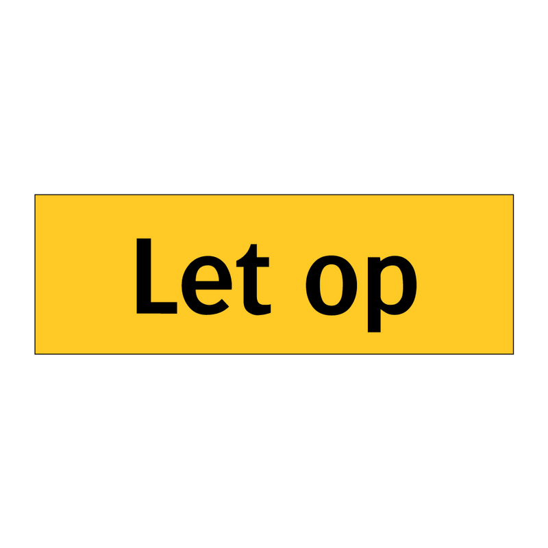 Let op & Let op & Let op & Let op & Let op & Let op & Let op & Let op & Let op & Let op & Let op