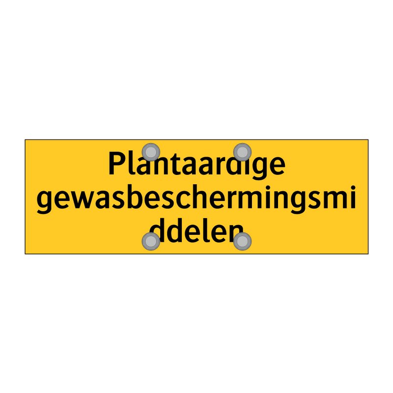 Plantaardige gewasbeschermingsmiddelen & Plantaardige gewasbeschermingsmiddelen