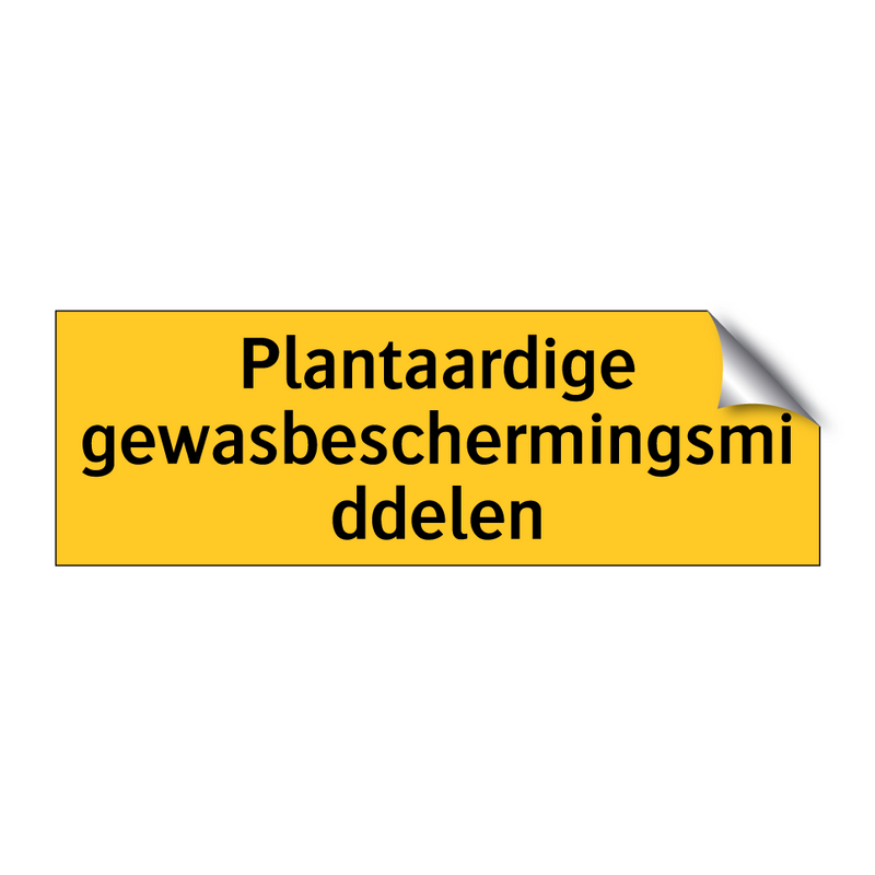 Plantaardige gewasbeschermingsmiddelen & Plantaardige gewasbeschermingsmiddelen