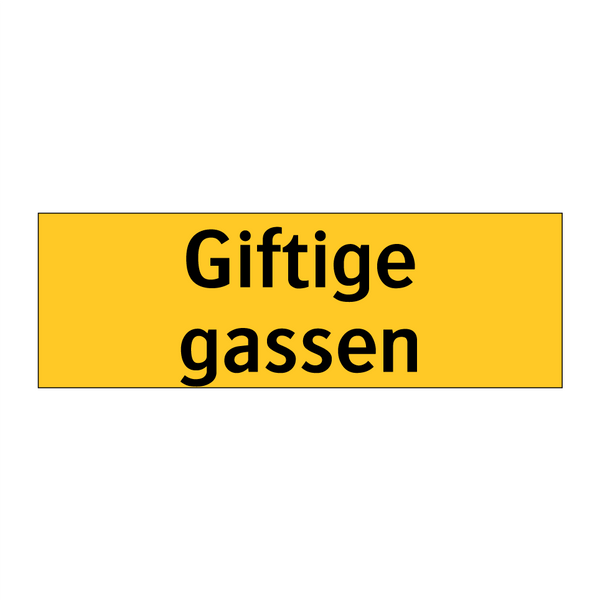 Giftige gassen & Giftige gassen & Giftige gassen & Giftige gassen & Giftige gassen & Giftige gassen