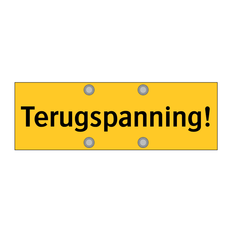 Terugspanning! & Terugspanning! & Terugspanning!