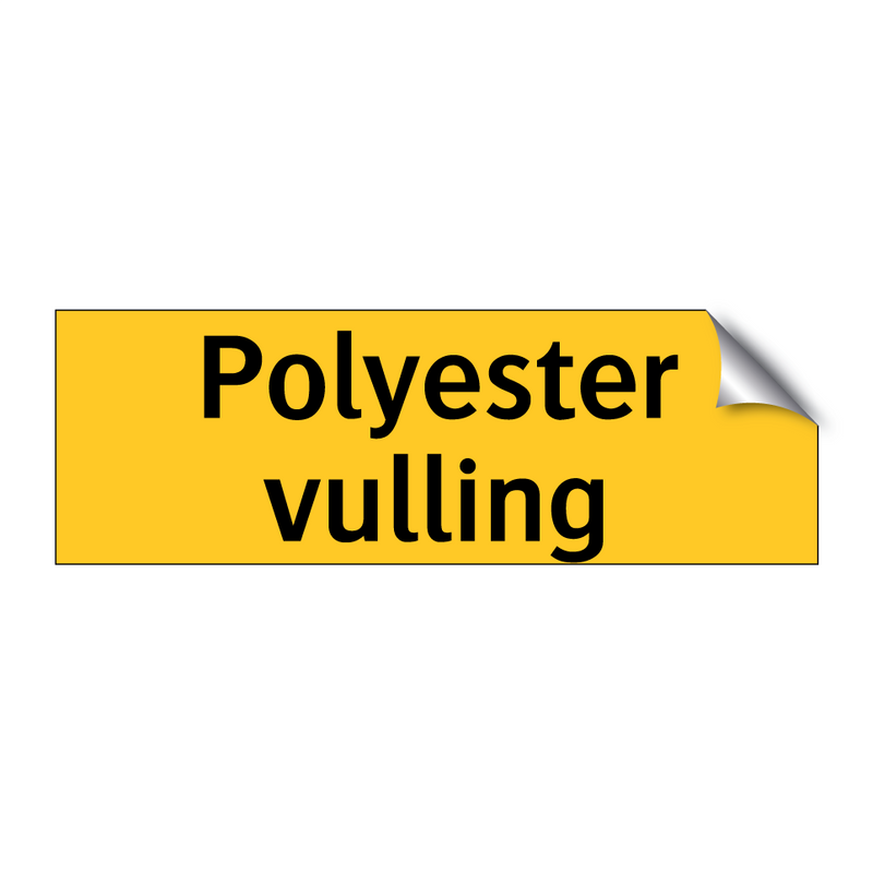 Polyester vulling & Polyester vulling & Polyester vulling & Polyester vulling