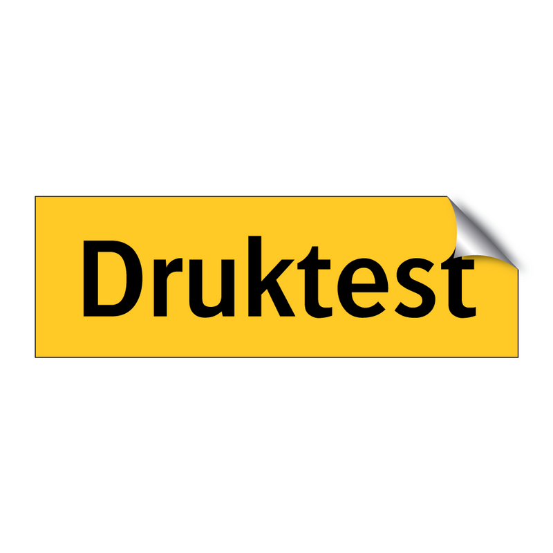 Druktest & Druktest & Druktest & Druktest