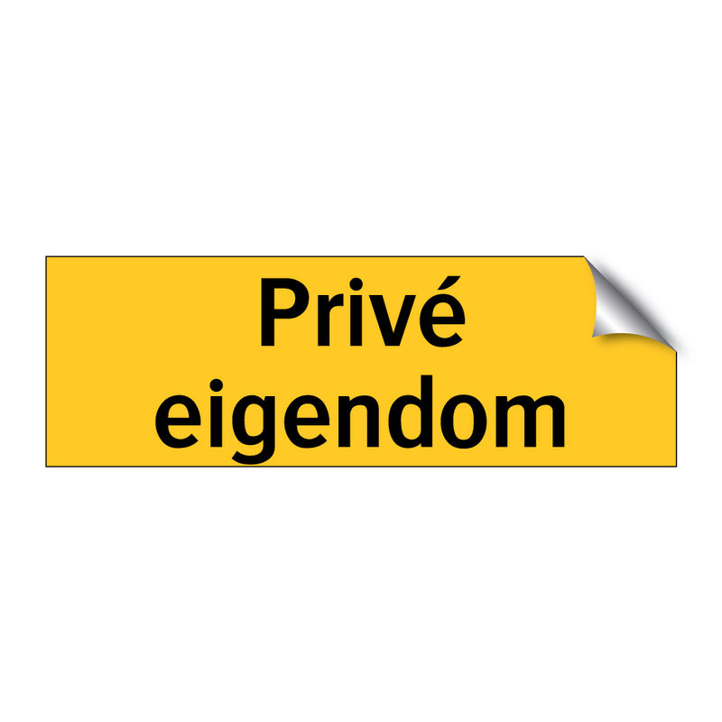 Privé eigendom & Privé eigendom & Privé eigendom & Privé eigendom