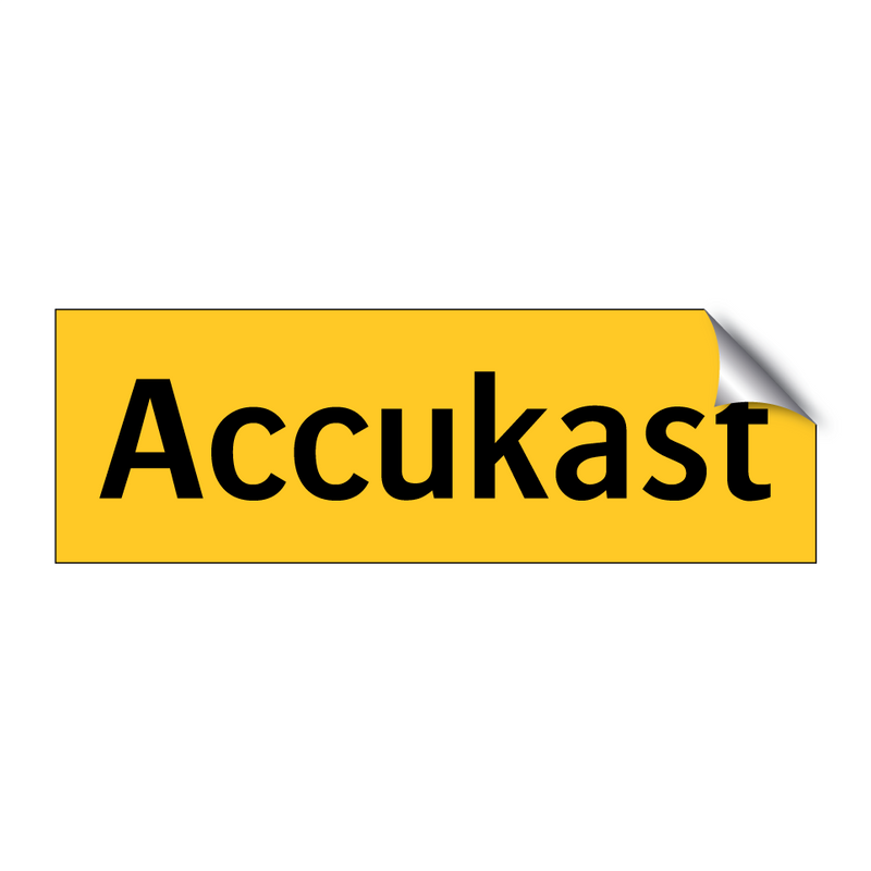 Accukast & Accukast & Accukast & Accukast