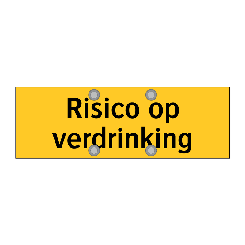 Risico op verdrinking & Risico op verdrinking & Risico op verdrinking