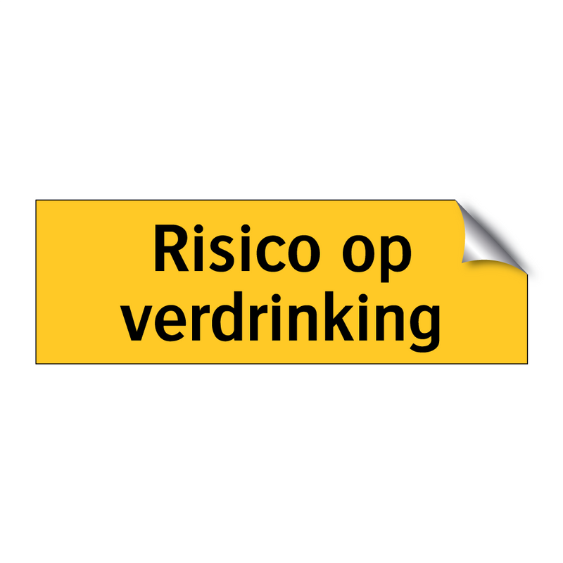 Risico op verdrinking & Risico op verdrinking & Risico op verdrinking & Risico op verdrinking