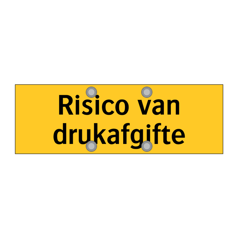 Risico van drukafgifte & Risico van drukafgifte & Risico van drukafgifte