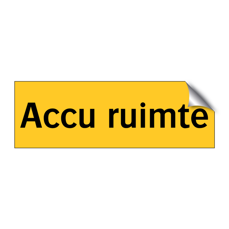 Accu ruimte & Accu ruimte & Accu ruimte & Accu ruimte