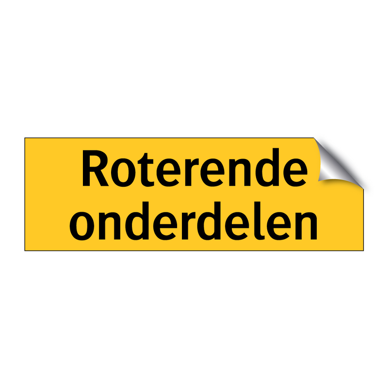 Roterende onderdelen & Roterende onderdelen & Roterende onderdelen & Roterende onderdelen