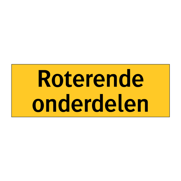 Roterende onderdelen & Roterende onderdelen & Roterende onderdelen & Roterende onderdelen