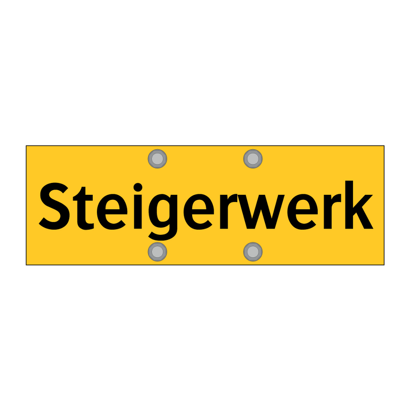 Steigerwerk & Steigerwerk & Steigerwerk