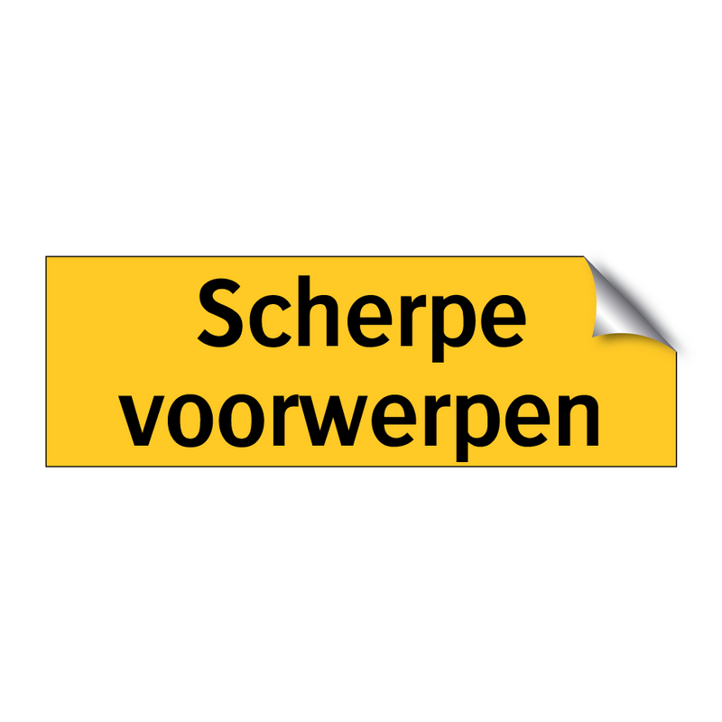 Scherpe voorwerpen & Scherpe voorwerpen & Scherpe voorwerpen & Scherpe voorwerpen