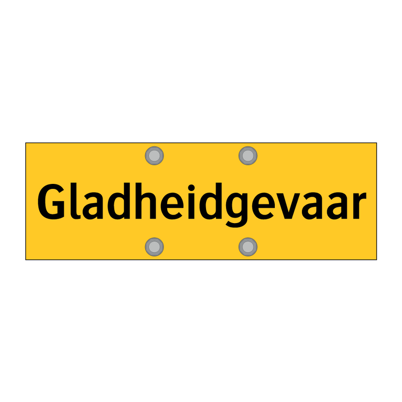 Gladheidgevaar & Gladheidgevaar & Gladheidgevaar