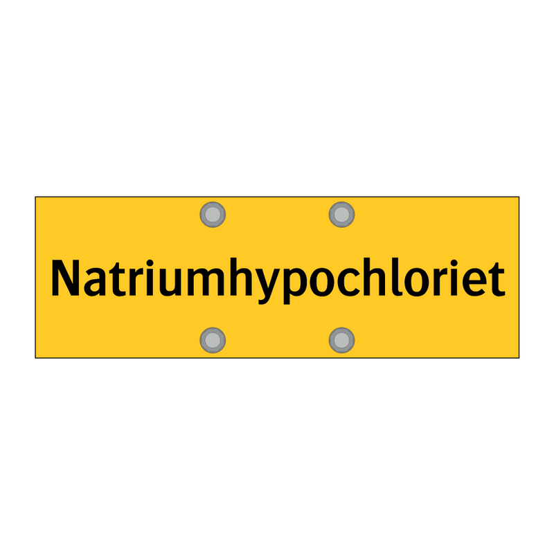 Natriumhypochloriet & Natriumhypochloriet & Natriumhypochloriet