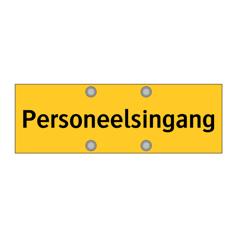 Personeelsingang & Personeelsingang & Personeelsingang