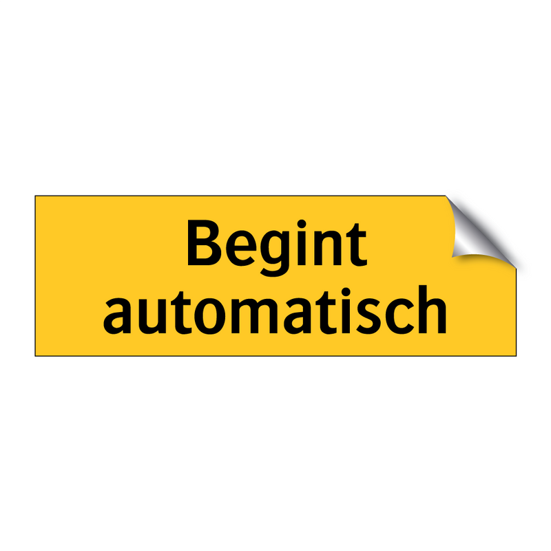 Begint automatisch & Begint automatisch & Begint automatisch & Begint automatisch