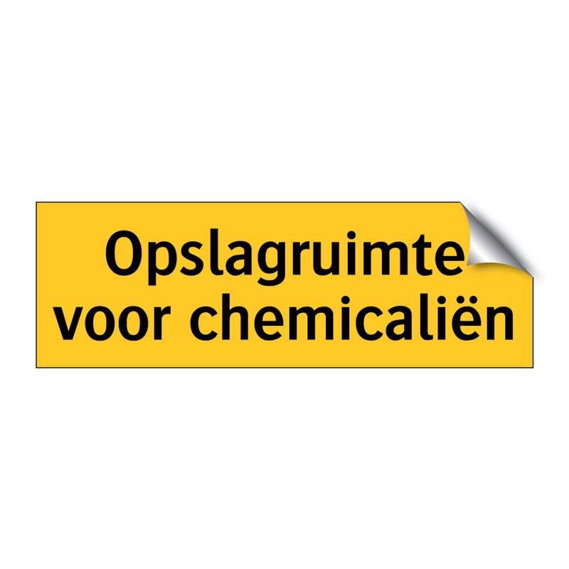 Opslagruimte voor chemicaliën & Opslagruimte voor chemicaliën & Opslagruimte voor chemicaliën