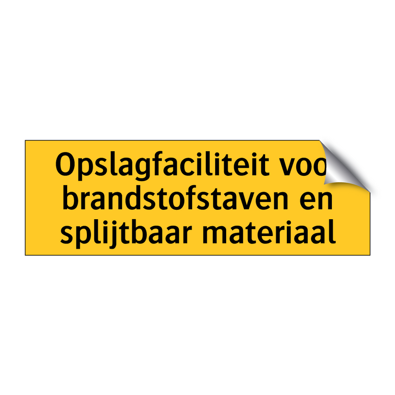 Opslagfaciliteit voor brandstofstaven en splijtbaar /.../