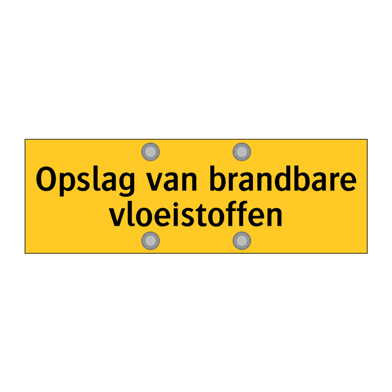 Opslag van brandbare vloeistoffen & Opslag van brandbare vloeistoffen