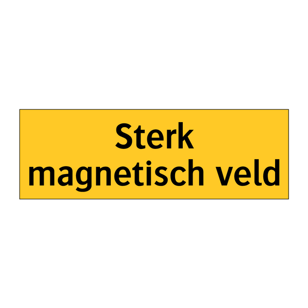 Sterk magnetisch veld & Sterk magnetisch veld & Sterk magnetisch veld & Sterk magnetisch veld