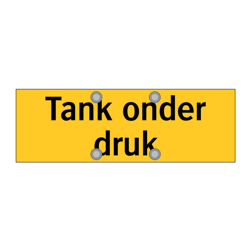 Tank onder druk & Tank onder druk & Tank onder druk