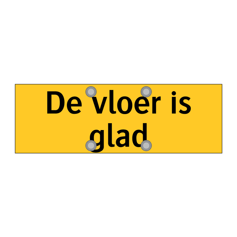 De vloer is glad & De vloer is glad & De vloer is glad